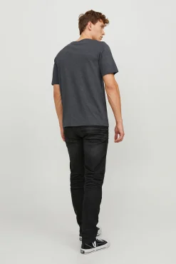T-shirt regular bordada