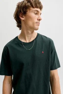 T-shirt regular bordada