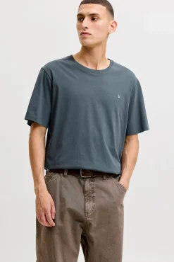 T-shirt regular bordada