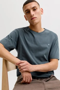 T-shirt regular bordada