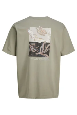 T-shirt regular com estampado nas costas
