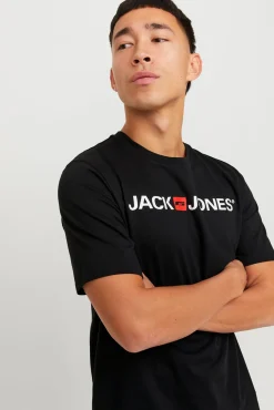 T-shirt regular com logo