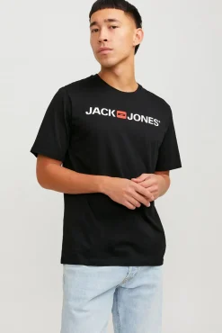 T-shirt regular com logo