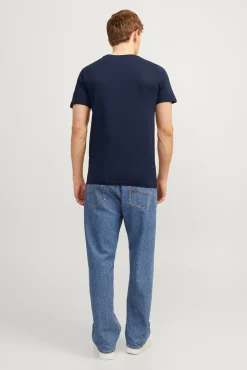 T-shirt regular com logo