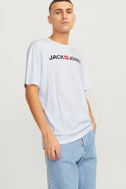 T-shirt regular com logo