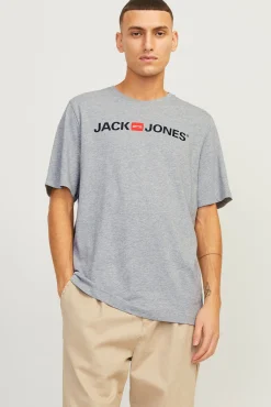 T-shirt regular com logo