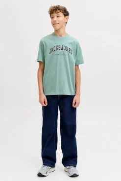 T-shirt relaxada logo