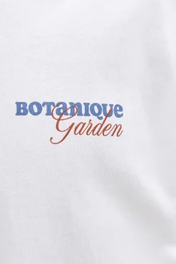 T-shirt relaxed com estampado nas costas
