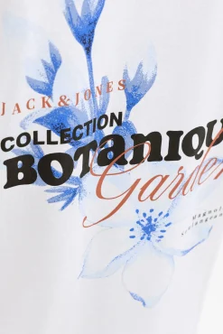 T-shirt relaxed com estampado nas costas