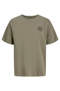 T-shirt relaxed com estampado nas costas