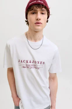 T-shirt relaxed em algodão