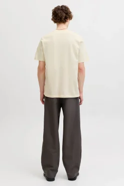 T-shirt relaxed em algodão