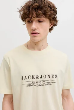 T-shirt relaxed em algodão