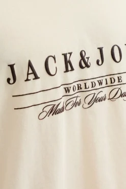 T-shirt relaxed em algodão