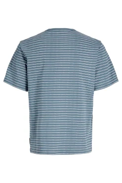 T-shirt relaxed fit às riscas