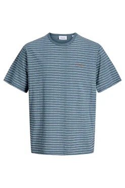 T-shirt relaxed fit às riscas