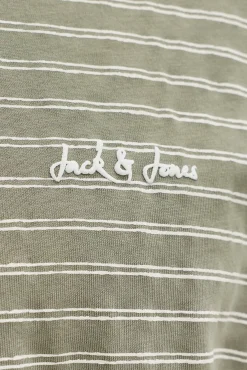 T-shirt relaxed fit às riscas