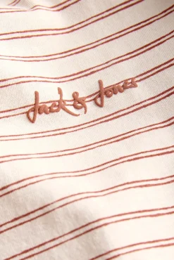 T-shirt relaxed fit às riscas