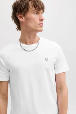 T-shirt slim bordada