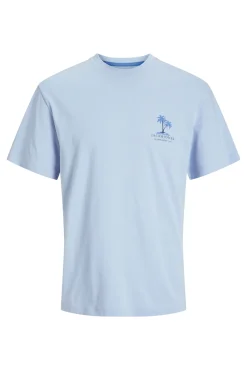 T-shirt slim com estampado nas costas