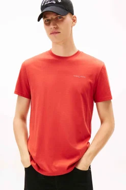 T-shirt slim de manga curta