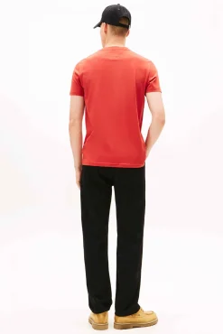 T-shirt slim de manga curta