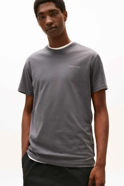 T-shirt slim de manga curta