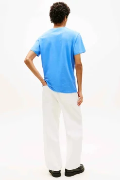 T-shirt slim manga curta