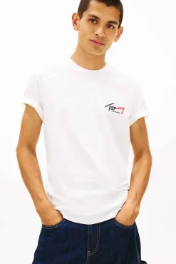 T-shirt slim manga curta
