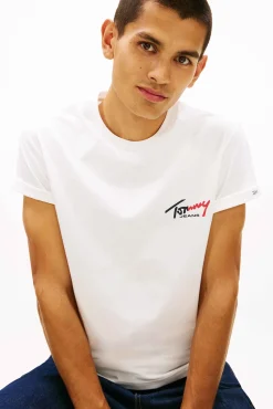 T-shirt slim manga curta