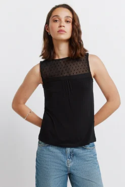 T-shirt alças plumeti