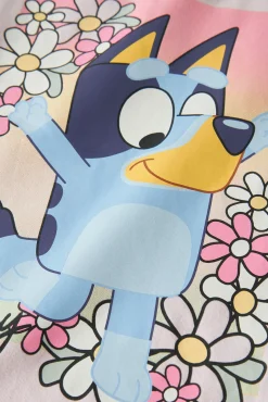T-shirt Bluey manga curta menina
