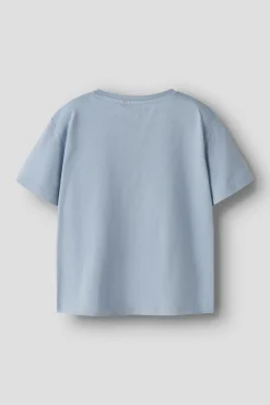 T-shirt Bluey manga curta para menino
