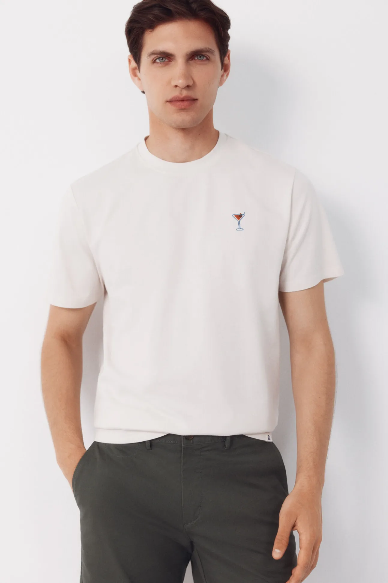 T-shirt bordada