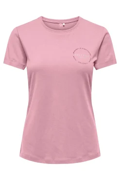 T-shirt básica de algodão