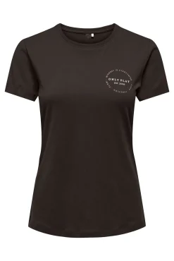 T-shirt básica de algodão