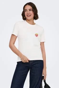 T-shirt básica de manga curta