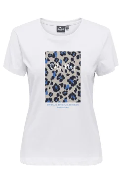 T-shirt básica em algodão