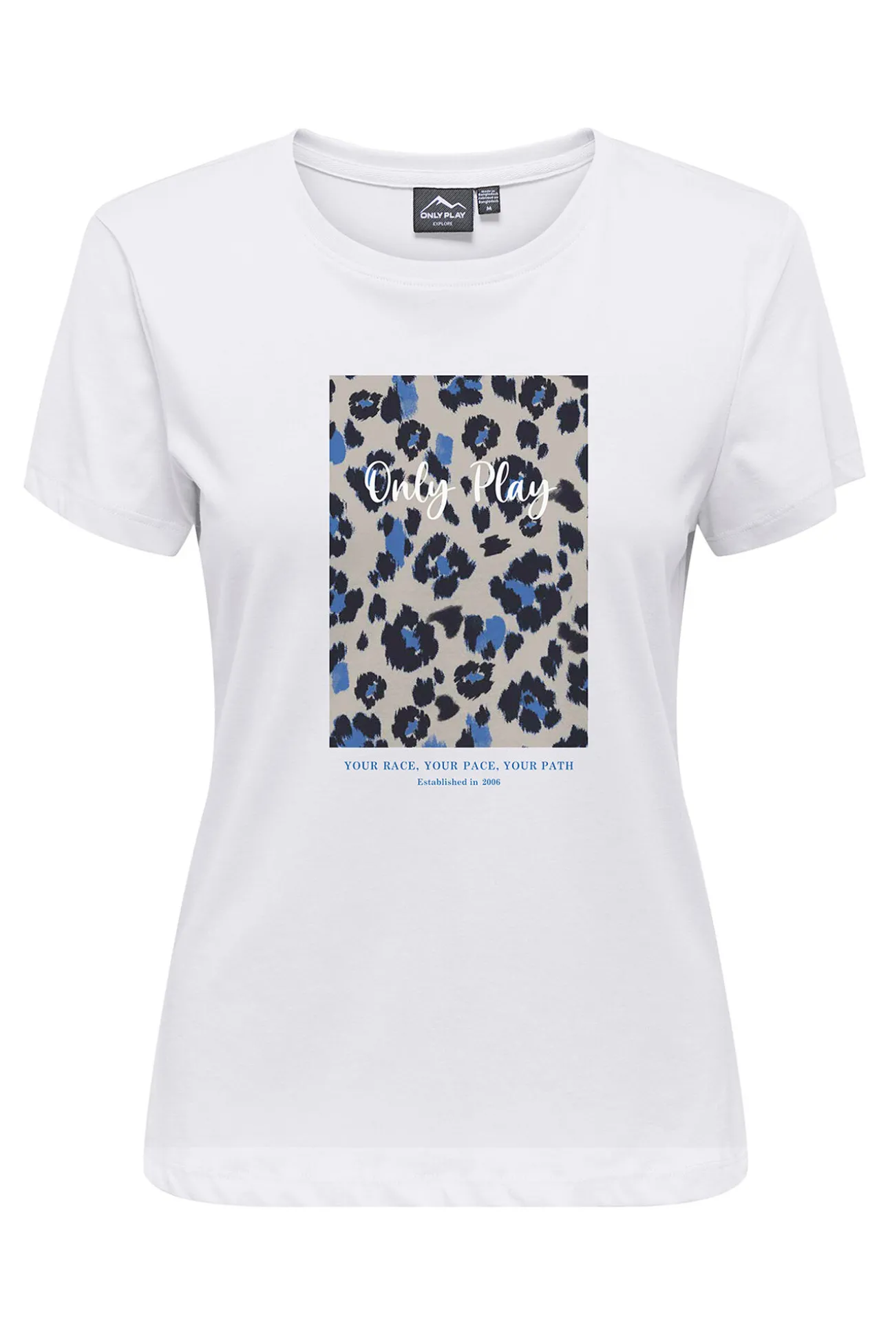 T-shirt básica em algodão