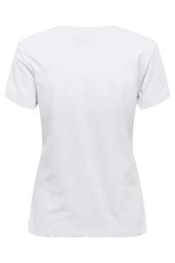 T-shirt básica em algodão
