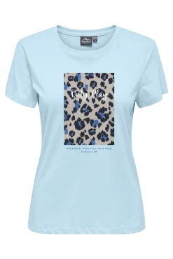 T-shirt básica em algodão
