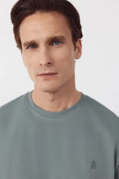 T-shirt básica em piqué