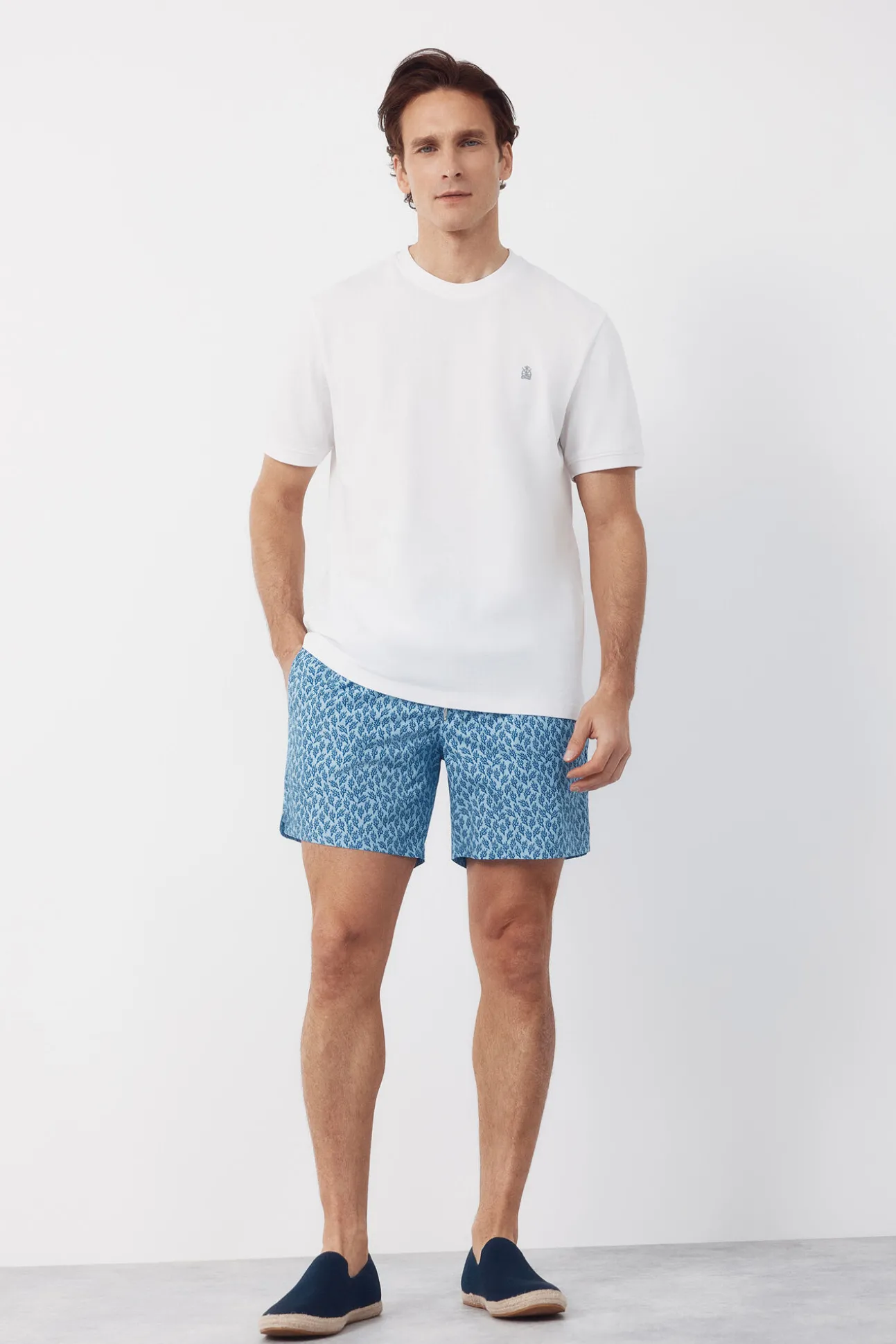 T-shirt básica em piqué