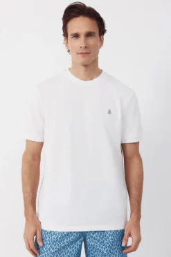 T-shirt básica em piqué