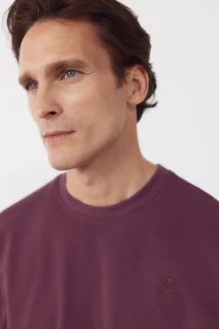 T-shirt básica em piqué