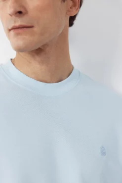 T-shirt básica em piqué