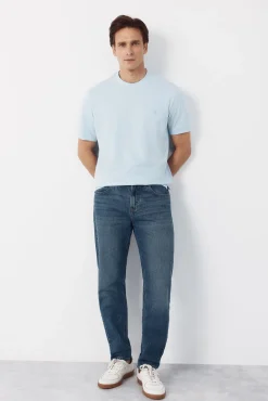T-shirt básica em piqué