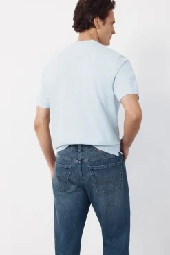 T-shirt básica em piqué
