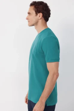 T-shirt básica em piqué