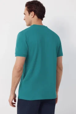 T-shirt básica em piqué